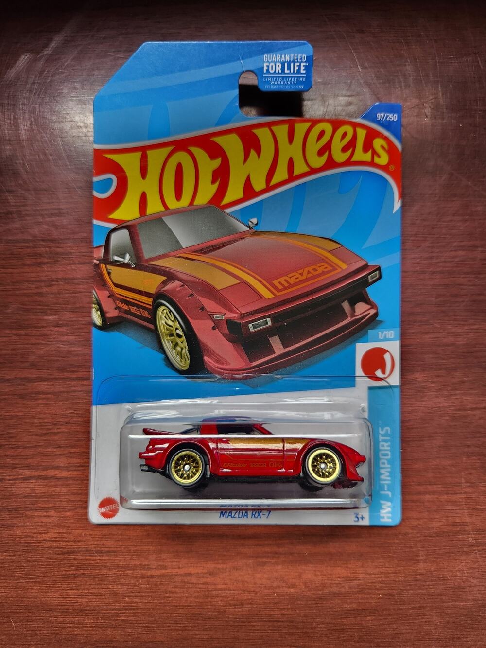 Hot Wheels 2022 HW J-Imports Mazda RX-7 Red 1/10 New